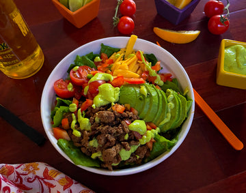 Taco Salad with Jalapeno, Avocado