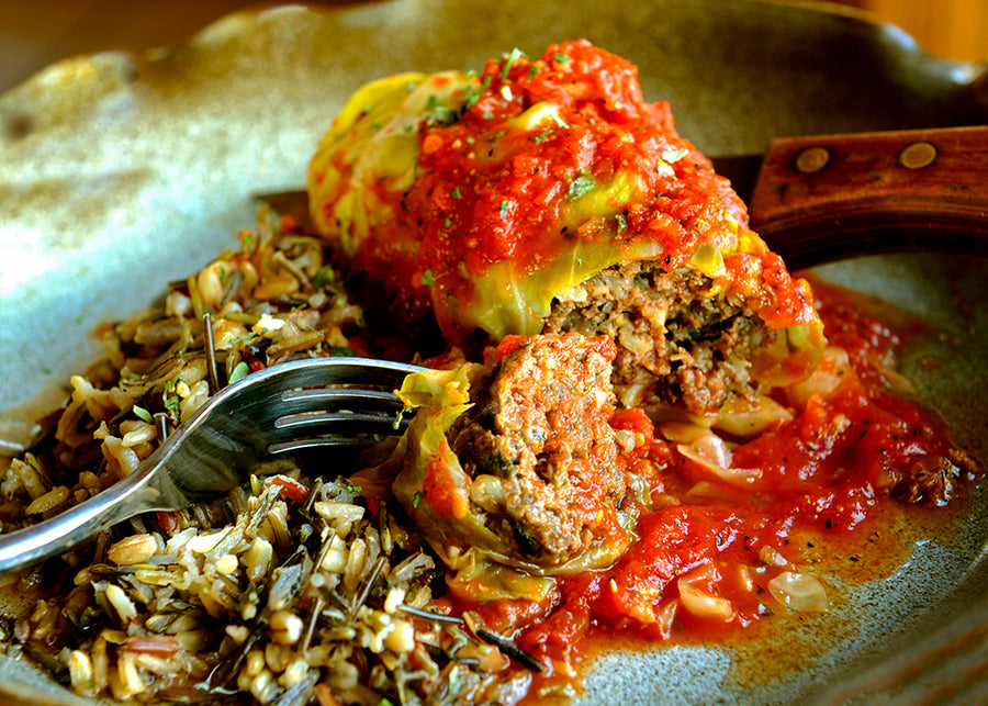 Cabbage Rolls in Tomato Sauce