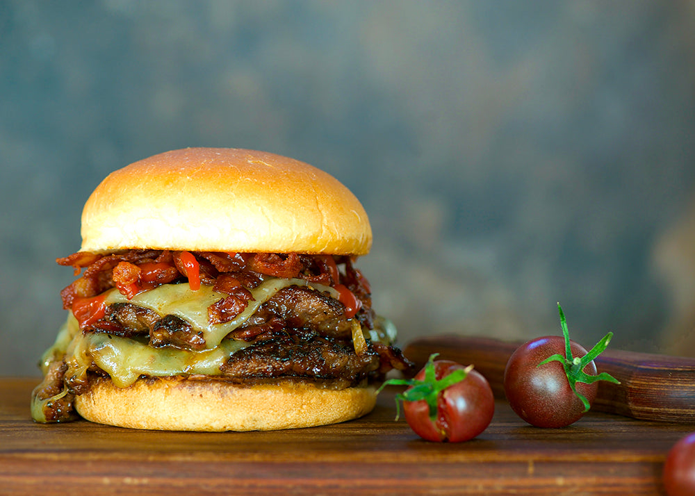 Smashed Buffalo Cheeseburgers – Wild Idea Buffalo