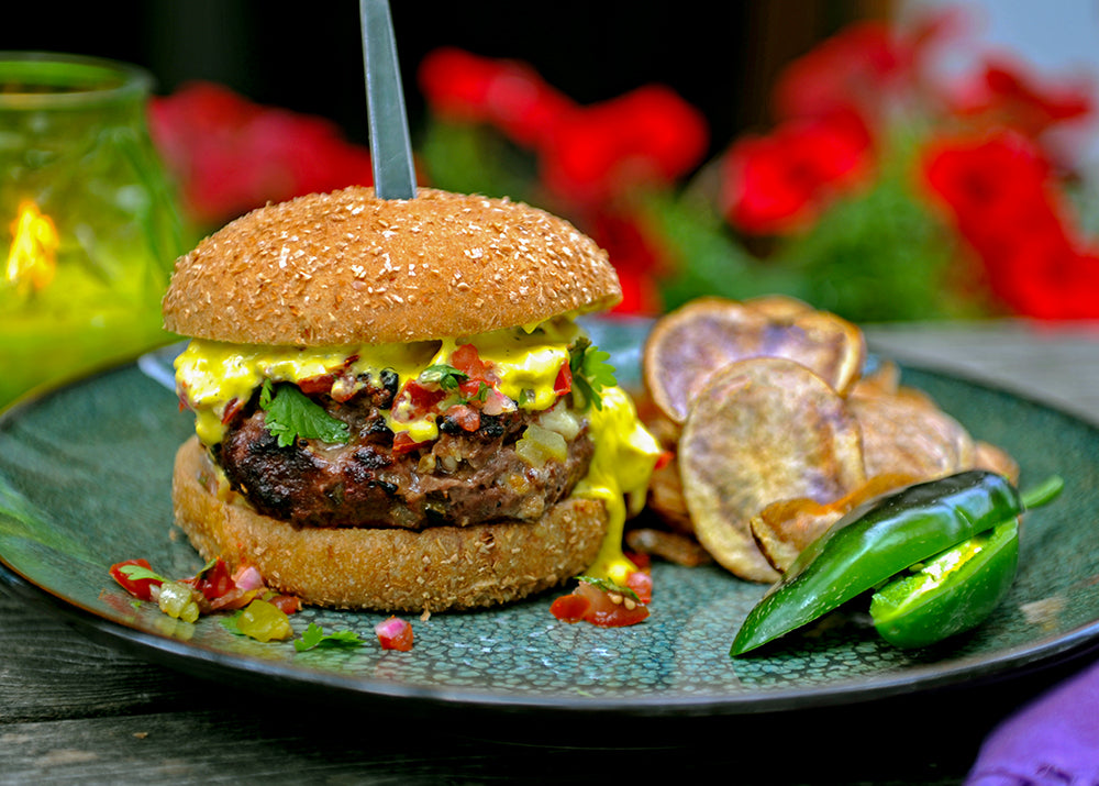 Southwest Buffalo Burger – Wild Idea Buffalo