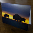 Load image into Gallery viewer, Individual Bison All Occassion Card