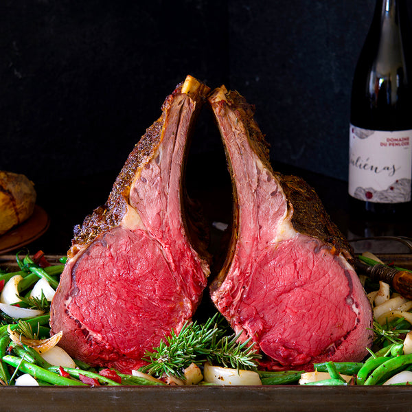 French Rack of Bison - Bone-in Prime Rib Roast