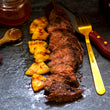 Load image into Gallery viewer, 100% grass-fed and field harvested grilled bison teres major with pineapple