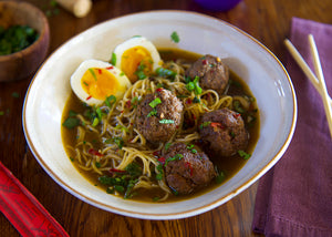 Bison Meatball Ramen