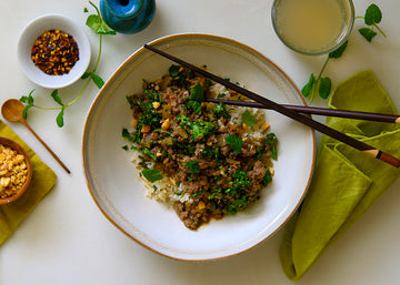 Bison & Broccoli Stir Fry