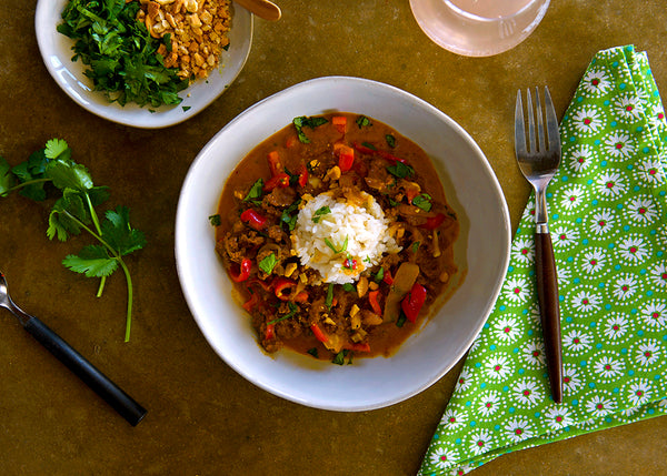 Bison Curry with Vegetables