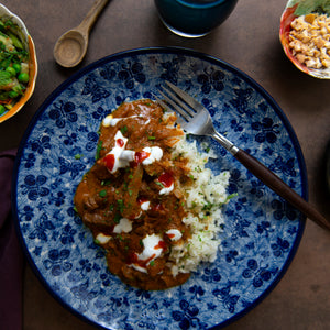 Indian Curry with Buffalo Stew Meat