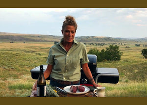 Jill O'Brien shows how to gas grill a bison steak