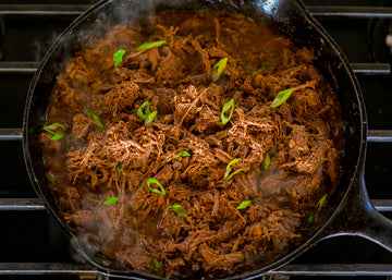 Pulled Buffalo Chuck Tacos