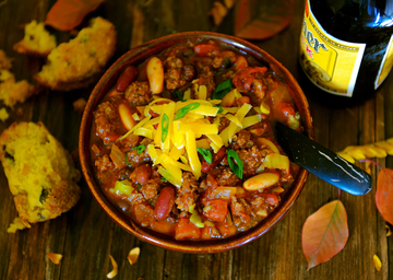 4-Bean Bison Chili