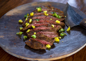 sous vide buffalo round heel steak
