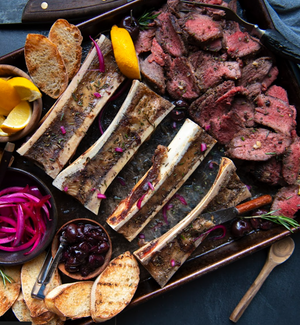 Marrow Bones with Steak