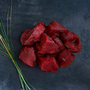 100% grass-fed and field harvested bison tenderloin tips