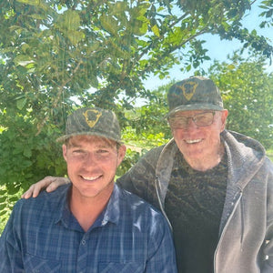 Colton & Dan wearing WIB hat